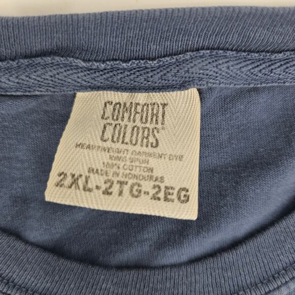 Southernology Bless Your Heart Blue Graphic Tee T-Shirt Women's Size 2XL 3675 - Picture 4 of 5